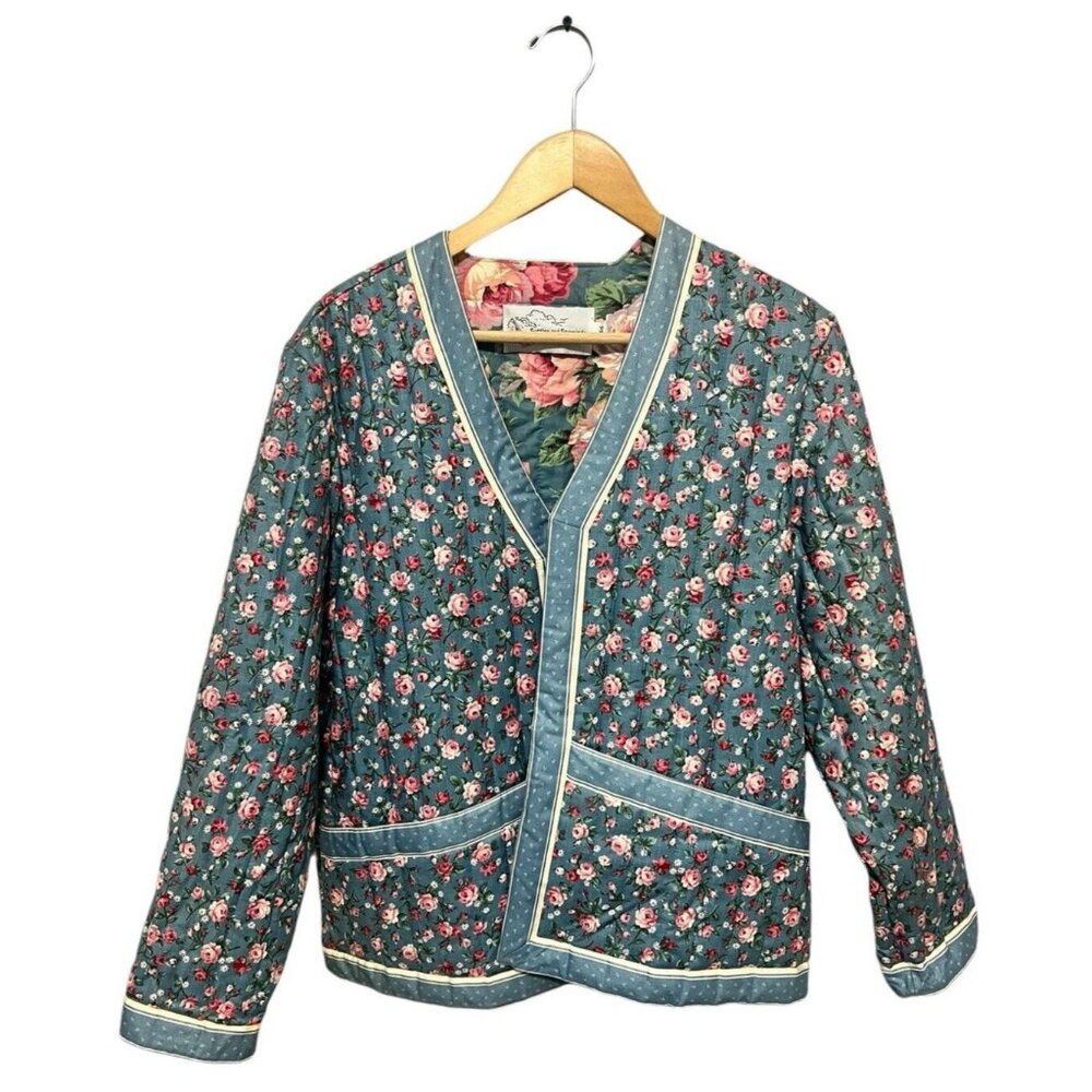 Vintage Vicki Lynn Bardon Quilted Jacket Nova Scotia Canada Patchwork